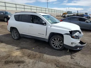 2016 Jeep Compass Sport with VIN 1C4NJDBB7GD725574, listed as a Copart auction lot 58993135 with Not provided miles and Salvage title. Bid and sale history available at DreamBid. Image 4.