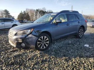2015 Subaru Outback Limited z VIN 4S4BSBNC7F3273747, wystawiony jako Copart lot #43905655 z przebiegiem 113 188 mil mil oraz Szkoda całkowita • Salvage title. Historia ofert i sprzedaży dostępna na DreamBid. Obrazek 1.