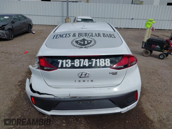 2022 Hyundai Ioniq Blue with VIN KMHC65LC4NU279625, listed as a IAAI auction lot 41518795 with 75,232 mi miles and . Bid and sale history available at DreamBid. Image 16.