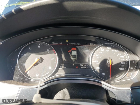 2012 Audi A6 2.0T Premium Plus with VIN WAUDFAFC4CN125112, listed as a Copart auction lot 49681165 with 83,773 mi miles and Salvage Title. Bid and sale history available at carsss.com. Image 9.