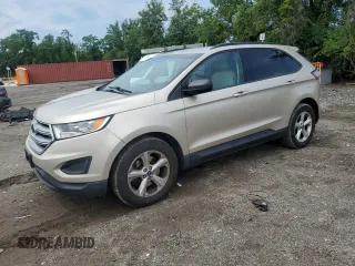 2017 Ford Edge SE with VIN 2FMPK4G94HBC41408, listed as a Copart auction lot 62564325 with 91,862 mi miles and Salvage title. Bid and sale history available at DreamBid. Image 1.