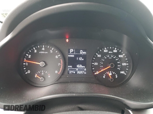 2022 Kia Rio S with VIN 3KPA24AD8NE459914, listed as a Copart auction lot 44423105 with 26,257 mi miles and Salvage Title. Bid and sale history available at carsss.com. Image 9.