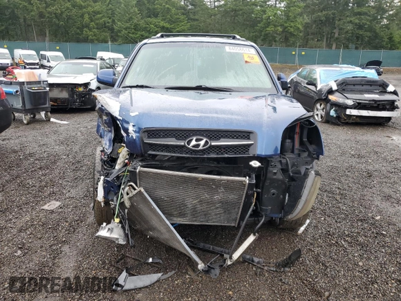 2007 Hyundai Tucson SE with VIN KM8JN12D17U520069, listed as a Copart auction lot 84058614 with 158,352 mi miles and Salvage Title. Bid and sale history available at carsss.com. Image 5.