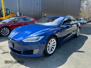 2016 Tesla Model S 90D with VIN 5YJSA1E29GF153669, listed as a Copart auction lot 63765555 with 87,476 mi miles and Clean title. Bid and sale history available at DreamBid. Image 2.