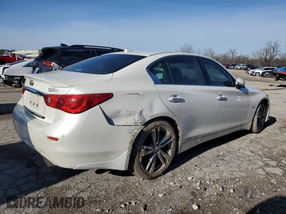 2017 Infiniti Q50 Sport z VIN JN1EV7AP8HM741578, wystawiony jako Copart lot #80983874 z przebiegiem 54 501 mil mil oraz Szkoda całkowita • Salvage title. Historia ofert i sprzedaży dostępna na DreamBid. Obrazek 3.