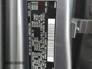 2021 Volvo XC60 Inscription Expression with VIN YV4BR0DL7M1841569, listed as a Copart auction lot 87074074 with 24,651 mi miles and Salvage title. Bid and sale history available at DreamBid. Image 15.