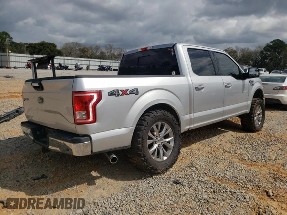 2017 Ford F-150 XL with VIN 1FTEW1EF6HFA20589, listed as a Copart auction lot 49012525 with 188,748 mi miles and Salvage title. Bid and sale history available at DreamBid. Image 3.