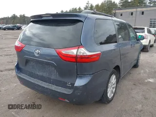 2017 Toyota Sienna LE with VIN 5TDJZ3DC8HS160748, listed as a IAAI auction lot 41327151 with 342,006 mi miles. Bid and sale history available at carsss.com. Image 4.