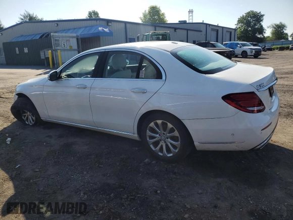 2017 Mercedes-Benz E 300 Luxury with VIN WDDZF4KB3HA127588, listed as a Copart auction lot 60510675 with 100,098 mi miles and Salvage title. Bid and sale history available at DreamBid. Image 2.