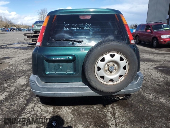 2001 Honda CR-V LX with VIN JHLRD18491C004527, listed as a Copart auction lot 48458365 with 260,455 mi miles and Salvage Title. Bid and sale history available at carsss.com. Image 6.
