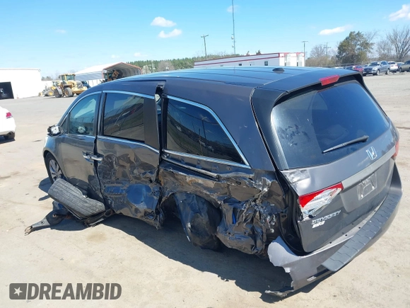 2016 Honda Odyssey EX-L with VIN 5FNRL5H64GB044437, listed as a IAAI auction lot 41868741 with Not Provided miles and . Bid and sale history available at carsss.com. Image 3.