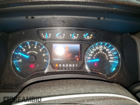 2013 Ford F-150 XL with VIN 1FTFW1ET1DKG51049, listed as a Copart auction lot 44202195 with 133,415 mi miles and Salvage Title. Bid and sale history available at carsss.com. Image 9.