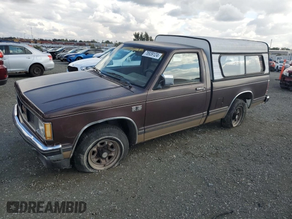 1989 GMC Sonoma with VIN 1GTCS14Z2K8529766, listed as a Copart auction lot 78939124 with 101,995 mi miles and Salvage Title. Bid and sale history available at carsss.com. Image 1.