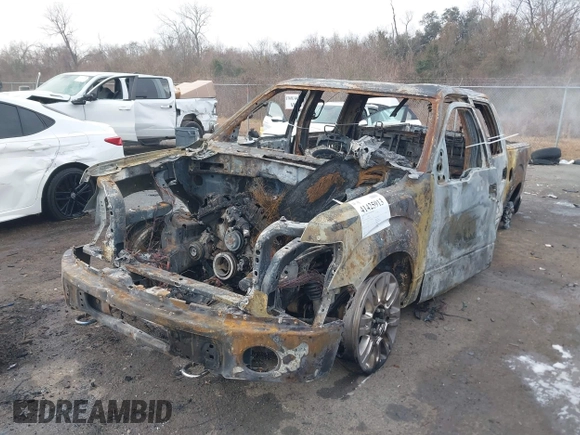 2013 Ford F-150 XL with VIN 1FTFW1ET0DFC61973, listed as a IAAI auction lot 41425913 with Not provided miles and . Bid and sale history available at DreamBid. Image 2.