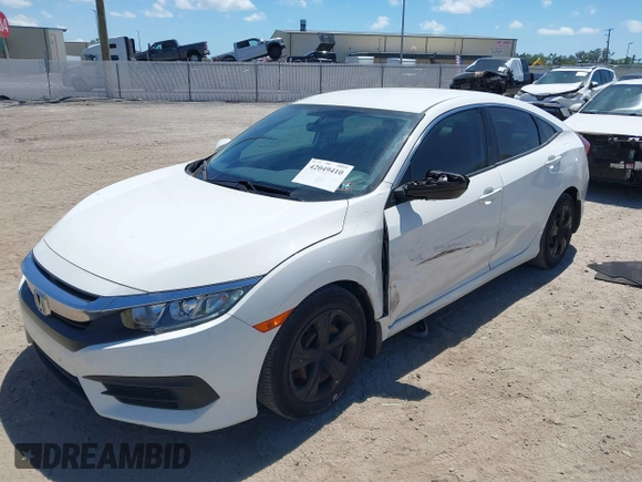 2016 Honda Civic Sedan LX with VIN 19XFC2F55GE048806, listed as a IAAI auction lot 42049410 with 86,789 mi miles. Bid and sale history available at carsss.com. Image 17.