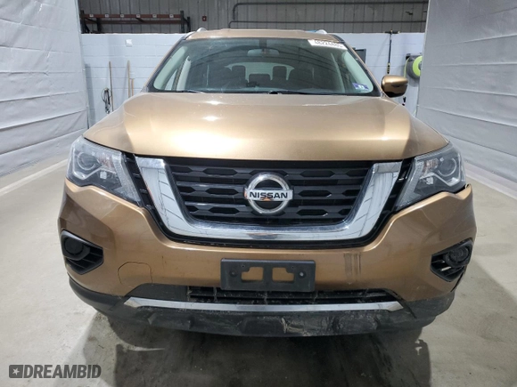 2017 Nissan Pathfinder S with VIN 5N1DR2MMXHC601891, listed as a Copart auction lot 48224485 with 96,224 mi miles and Salvage Title. Bid and sale history available at carsss.com. Image 5.