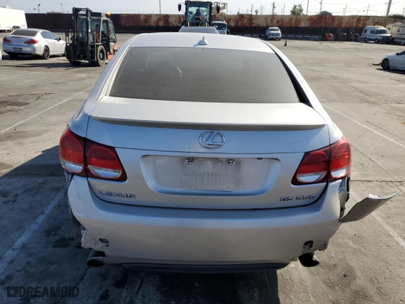 2007 Lexus GS 350 with VIN JTHBE96S870026619, listed as a Copart auction lot 47784015 with 265,493 mi miles and Salvage Title. Bid and sale history available at carsss.com. Image 6.