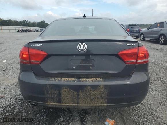2015 Volkswagen Passat 1.8T Sport with VIN 1VWBT7A32FC052106, listed as a Copart auction lot 73689334 with 59,167 mi miles and Non Repairable. Bid and sale history available at carsss.com. Image 6.
