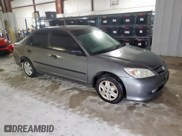 2005 Honda Civic VP with VIN 1HGES16375L026092, listed as a Copart auction lot 54201955 with Not Provided miles and Clean Title. Bid and sale history available at DreamBid. Image 4.