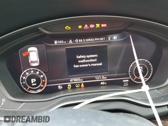 2018 Audi Q5 Premium Plus with VIN WA1BNAFY1J2015796, listed as a Copart auction lot 71824012 with 47,800 mi miles. Bid and sale history available at carsss.com. Image 9.
