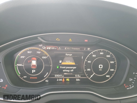 2020 Audi Q5 Premium Plus with VIN WA1E2AFYXL2052712, listed as a Copart auction lot 49732035 with 69,041 mi miles and Salvage title. Bid and sale history available at DreamBid. Image 9.