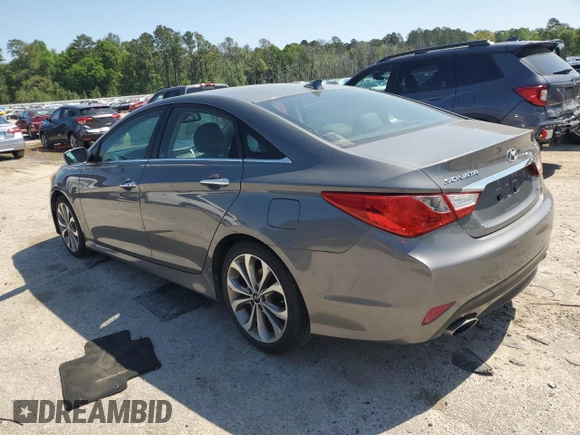 2014 Hyundai Sonata Limited with VIN 5NPEC4AB3EH844712, listed as a Copart auction lot 52318115 with 106,817 mi miles and Clean Title. Bid and sale history available at DreamBid. Image 2.