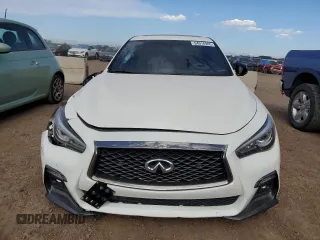 2020 Infiniti Q50 Luxe with VIN JN1EV7AR0LM253462, listed as a Copart auction lot 64016965 with 47,442 mi miles and Non repairable. Bid and sale history available at DreamBid. Image 5.