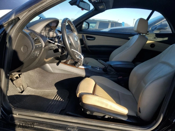 2011 BMW 1 Series 135i with VIN WBAUN7C51BVM25278, listed as a Copart auction lot 88473675 with 120,244 mi miles and Salvage Title. Bid and sale history available at carsss.com. Image 7.