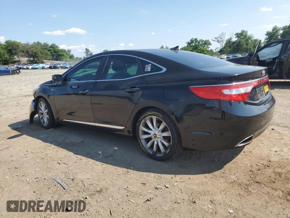 2012 Hyundai Azera с VIN KMHFH4JG5CA177496, выставлен на аукционе Copart как лот 63402595 с пробегом Не указан миль и Списание • Salvage title. История ставок и продаж доступна на DreamBid. Изображение 2.