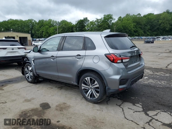2020 Mitsubishi Outlander ES with VIN JA4AR3AU7LU013493, listed as a Copart auction lot 59749165 with 39,915 mi miles and Salvage title. Bid and sale history available at DreamBid. Image 2.