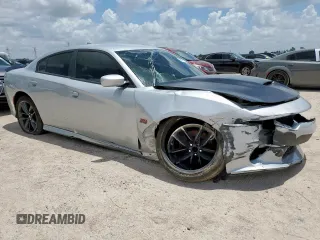 2019 Dodge Charger Scat Pack z VIN 2C3CDXGJ9KH742490, wystawiony jako Copart lot #53571945 z przebiegiem 18 861 mil mil oraz Szkoda całkowita • Salvage title. Historia ofert i sprzedaży dostępna na DreamBid. Obrazek 4.