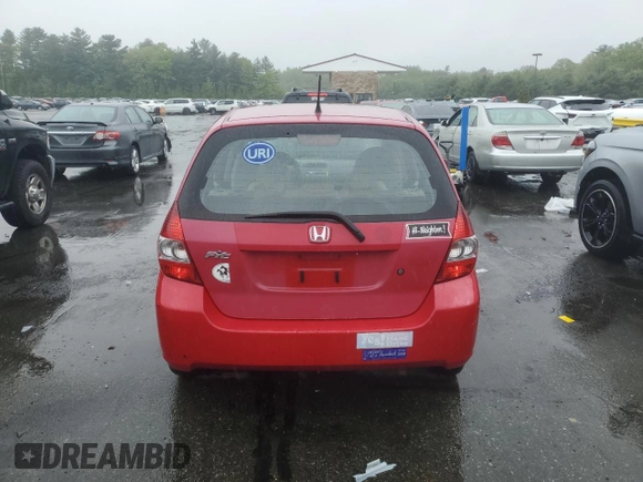 2007 Honda Fit with VIN JHMGD384X7S013234, listed as a Copart auction lot 57022645 with 222,146 mi miles and Salvage title. Bid and sale history available at DreamBid. Image 6.