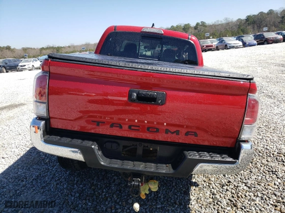 2021 Toyota Tacoma 4WD SR with VIN 3TMCZ5AN5MM447162, listed as a Copart auction lot 46442655 with 26,044 mi miles and Salvage Title. Bid and sale history available at carsss.com. Image 6.