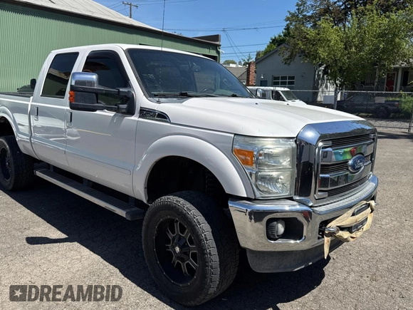2012 Ford F-250 XL with VIN 1FT7W2BT6CEB15032, listed as a Copart auction lot 56218815 with 192,909 mi miles and Clean Title. Bid and sale history available at DreamBid. Image 1.