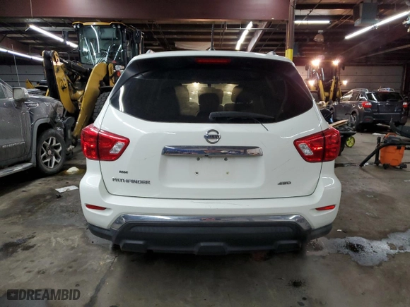 2017 Nissan Pathfinder S with VIN 5N1DR2MM3HC690476, listed as a Copart auction lot 89148845 with 63,624 mi miles and Salvage Title. Bid and sale history available at carsss.com. Image 6.