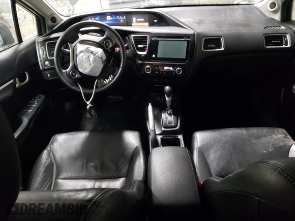2015 Honda Civic Sedan EX-L with VIN 2HGFB2F97FH504041, listed as a Copart auction lot 47859695 with 157,852 mi miles and Salvage Title. Bid and sale history available at carsss.com. Image 8.