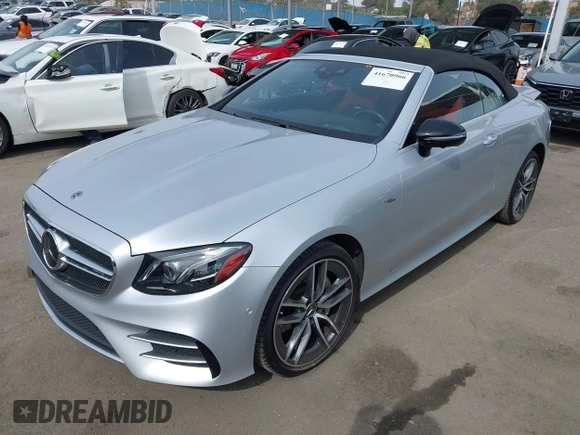 2019 Mercedes-Benz E 53 AMG with VIN WDD1K6BB9KF074877, listed as a IAAI auction lot 41670966 with 53,305 mi miles and . Bid and sale history available at DreamBid. Image 2.