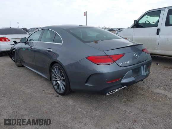 2020 Mercedes-Benz CLS with VIN W1K2J5JB5LA075199, listed as a IAAI auction lot 41243163 with 20,947 mi miles. Bid and sale history available at carsss.com. Image 3.