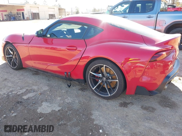 2022 Toyota Supra 3.0 with VIN WZ1DB0C04NW051045, listed as a IAAI auction lot 41156875 with 3,851 mi miles and . Bid and sale history available at DreamBid. Image 3.