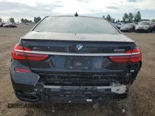 2019 BMW 7 Series 750i xDrive with VIN WBA7B0C53KG527537, listed as a Copart auction lot 64113345 with 36,820 mi miles and Salvage title. Bid and sale history available at DreamBid. Image 6.