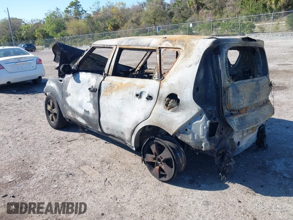 2017 Kia Soul with VIN KNDJN2A26H7488973, listed as a IAAI auction lot 41780537 with 1 mi miles. Bid and sale history available at carsss.com. Image 3.