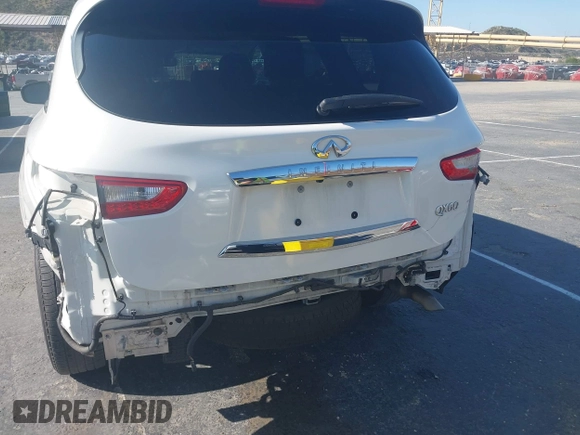 2014 Infiniti QX60 with VIN 5N1AL0MN1EC548883, listed as a IAAI auction lot 41965454 with 119,324 mi miles. Bid and sale history available at carsss.com. Image 6.