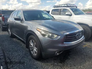 2013 Infiniti FX with VIN JN8CS1MU0DM141647, listed as a Copart auction lot 74251064 with Not Provided miles and Salvage Title. Bid and sale history available at DreamBid. Image 4.