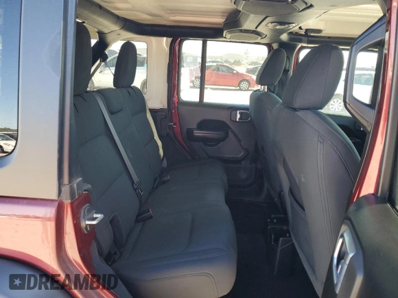 2021 Jeep Wrangler Unlimited Willys with VIN 1C4HJXDG4MW734322, listed as a Copart auction lot 50155775 with 45,963 mi miles and Salvage title. Bid and sale history available at DreamBid. Image 11.