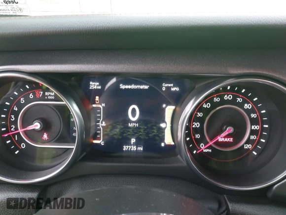 2021 Jeep Gladiator Mojave с VIN 1C6JJTEG1ML618948, выставлен на аукционе IAAI как лот 41955208 с пробегом 37 735 миль миль и . История ставок и продаж доступна на DreamBid. Изображение 7.