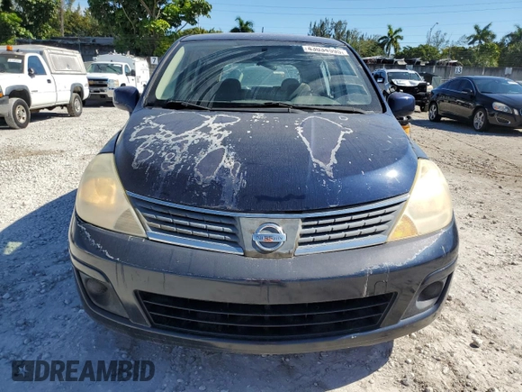 2007 Nissan Versa 1.8 S with VIN 3N1BC13E47L364788, listed as a Copart auction lot 43034595 with 206,488 mi miles and Salvage Title. Bid and sale history available at carsss.com. Image 5.