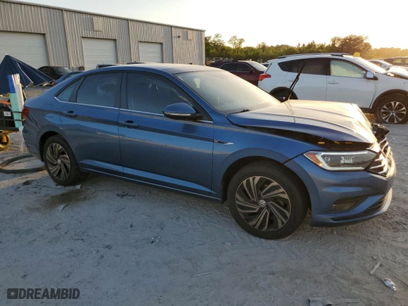 2019 Volkswagen Jetta SEL Premium with VIN 3VWG57BU2KM174450, listed as a Copart auction lot 51599865 with 45,118 mi miles and Non Repairable. Bid and sale history available at carsss.com. Image 4.