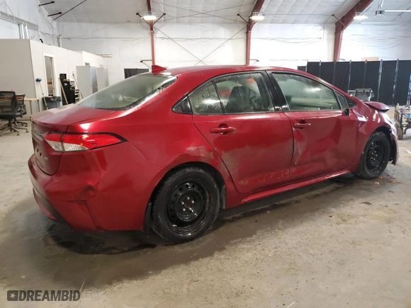 2022 Toyota Corolla LE with VIN JTDEPMAE9NJ227451, listed as a Copart auction lot 49474975 with 93,044 mi miles and Clean Title. Bid and sale history available at carsss.com. Image 3.