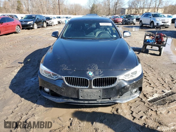 2014 BMW 4 Series 428i with VIN WBA3V7C58EJ873122, listed as a Copart auction lot 43288005 with 129,038 mi miles and Clean title. Bid and sale history available at DreamBid. Image 5.