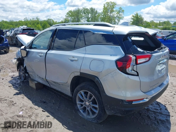2022 GMC Terrain SLT with VIN 3GKALVEV7NL124066, listed as a IAAI auction lot 42341802 with 45,514 mi miles and . Bid and sale history available at DreamBid. Image 3.